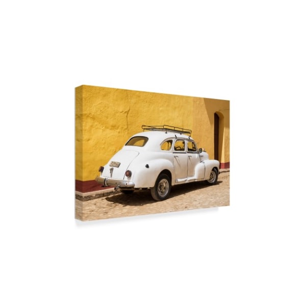 Philippe Hugonnard 'Cuban White Car' Canvas Art,22x32